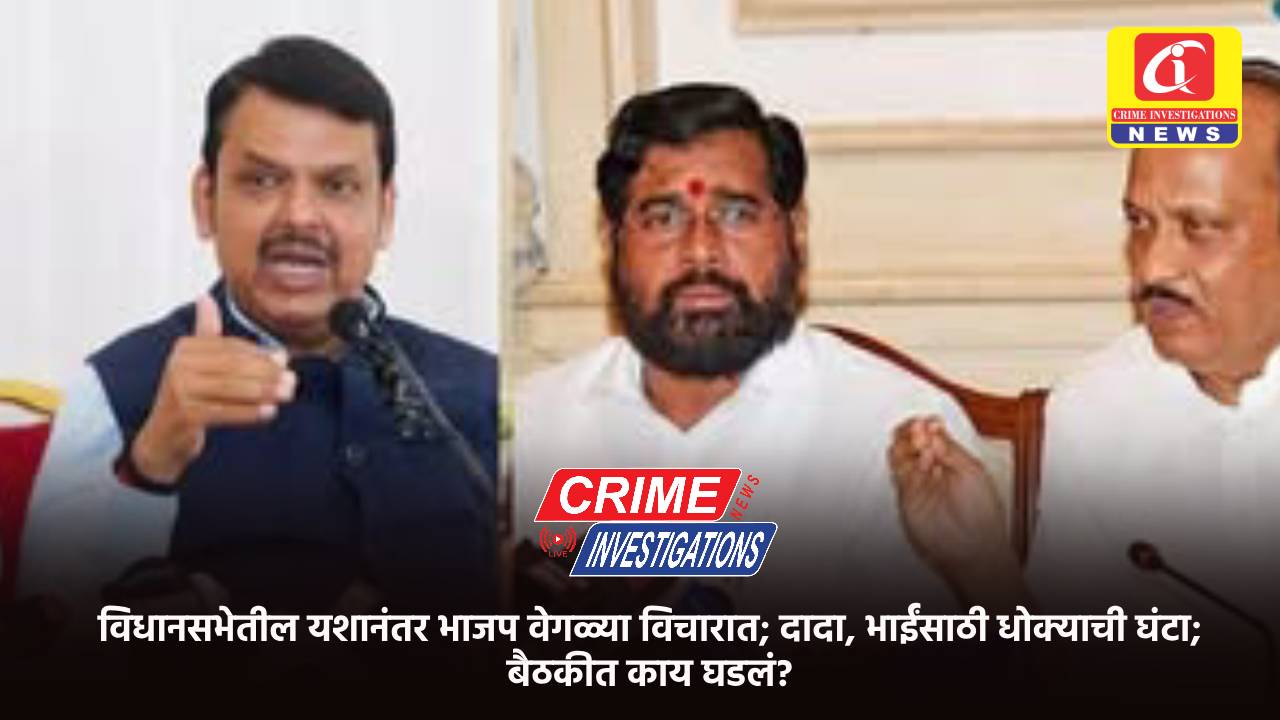 विधानसभेतील यशानंतर भाजप वेगळ्या विचारात; दादा, भाईंसाठी धोक्याची घंटा; बैठकीत काय घडलं?