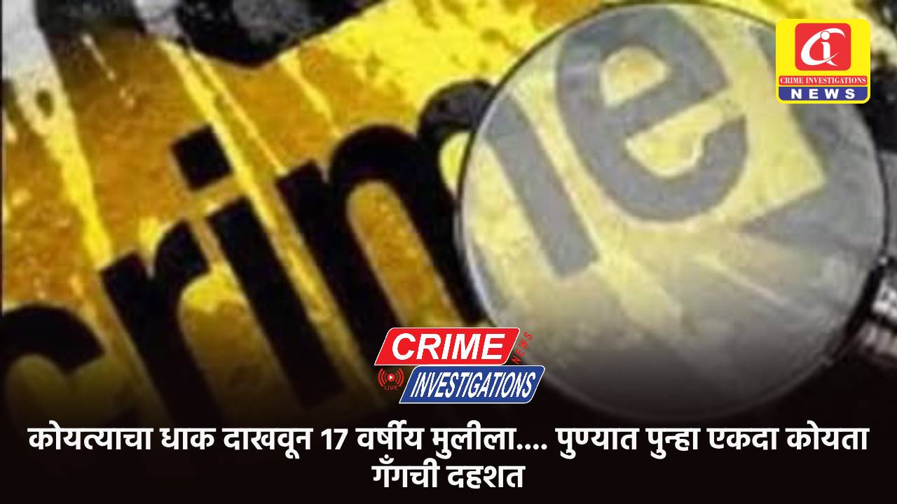 कोयत्याचा धाक दाखवून १७ वर्षीय मुलीला…. पुण्यात पुन्हा एकदा कोयता गॅंगची दहशत