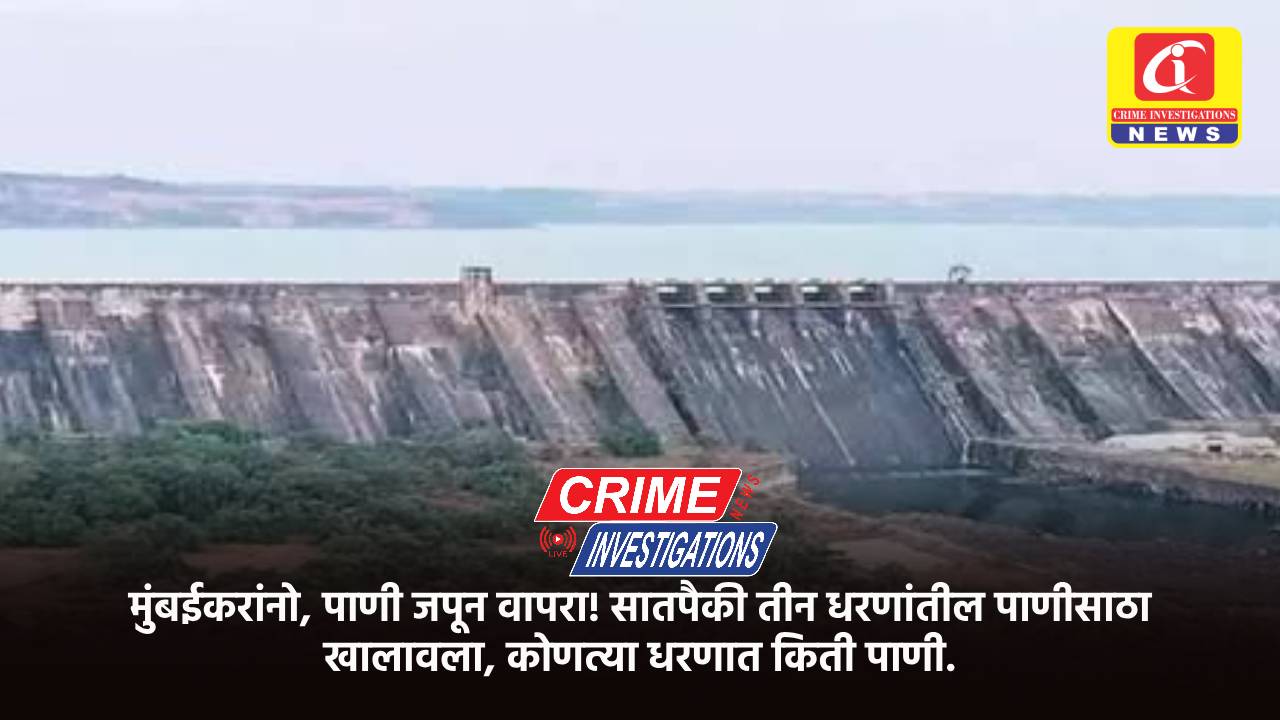 मुंबईकरांनो, पाणी जपून वापरा! सातपैकी तीन धरणांतील पाणीसाठा खालावला, कोणत्या धरणात किती पाणी.