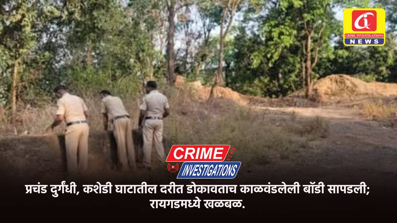 प्रचंड दुर्गंधी, कशेडी घाटातील दरीत डोकावताच काळवंडलेली बॉडी सापडली; रायगडमध्ये खळबळ.