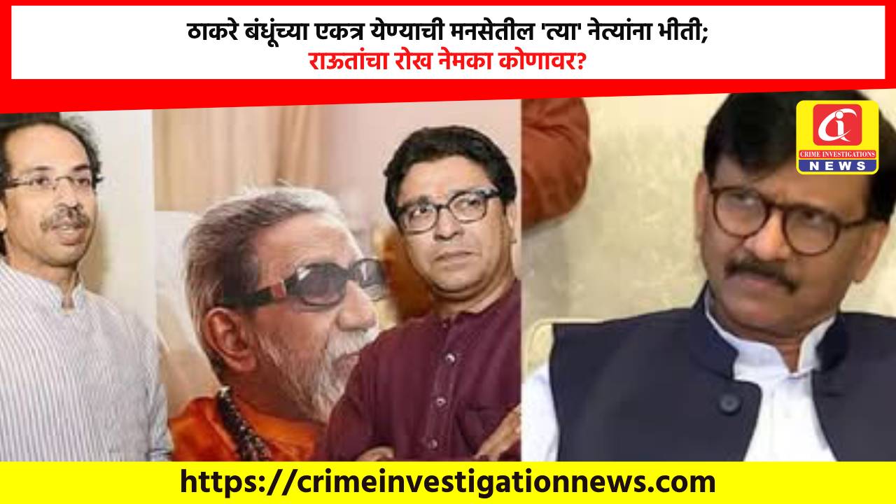 ठाकरे बंधूंच्या एकत्र येण्याची मनसेतील ‘त्या’ नेत्यांना भीती; राऊतांचा रोख नेमका कोणावर?